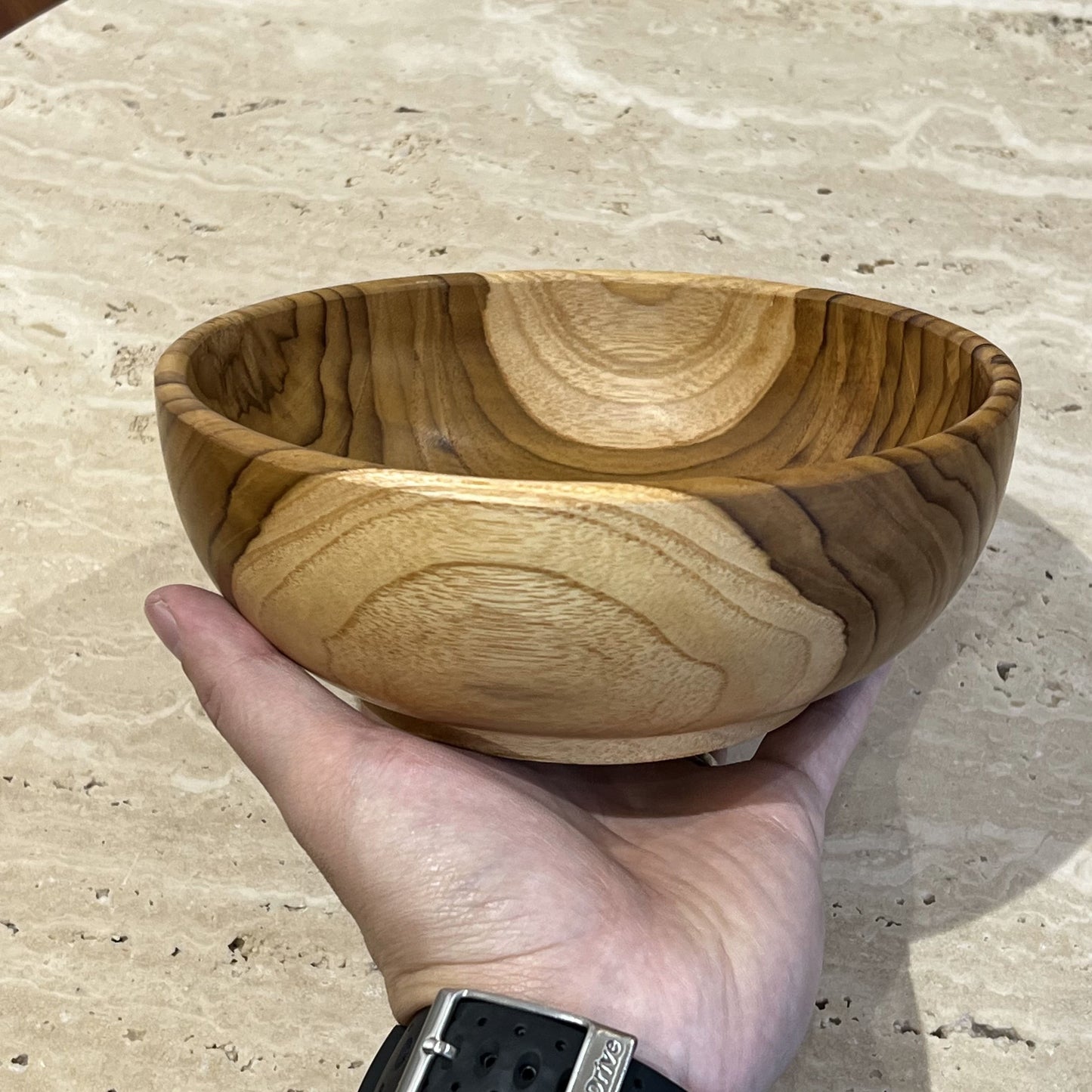 柚木碗 單人沙拉碗